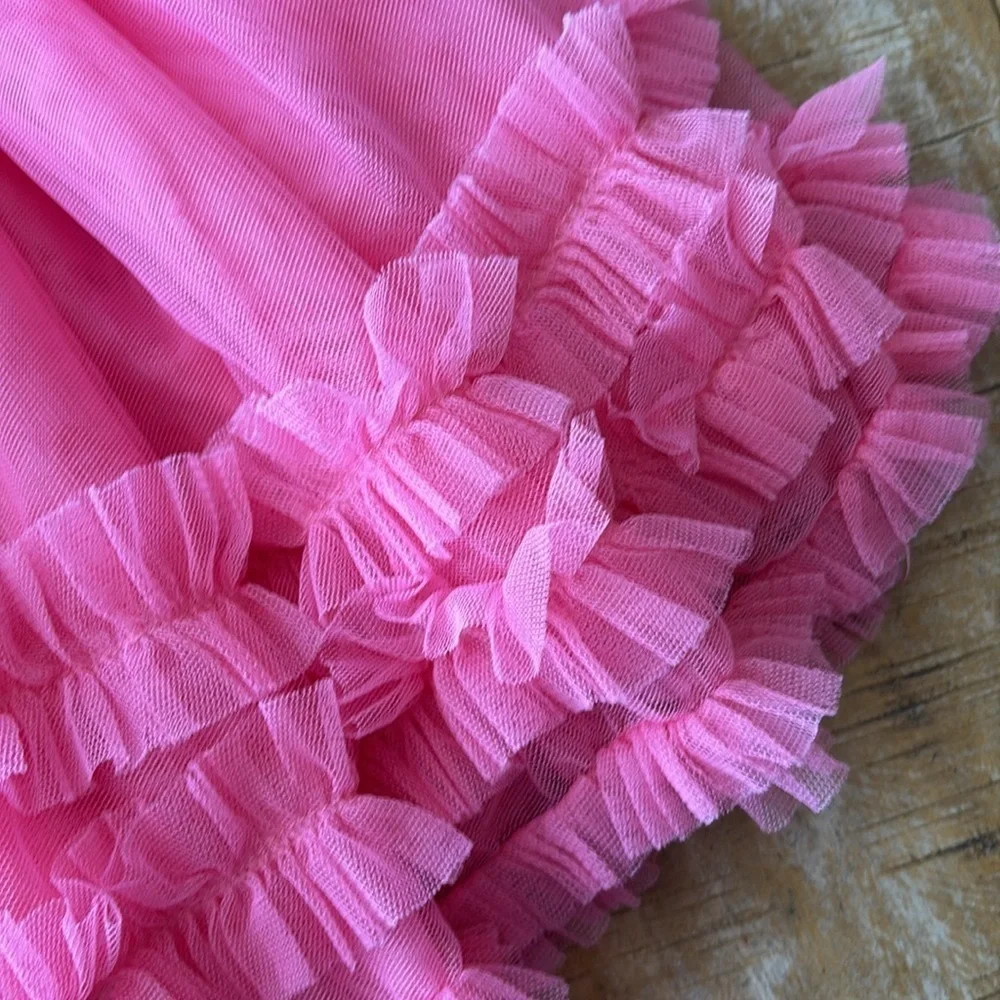Gymboree Vibrant Pink Tulle Skirt size 8
